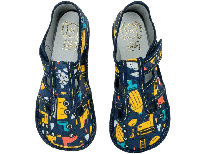 Buty kapcie przedszkole koparki RAWEKS BAREFOOT Zuzia Z20