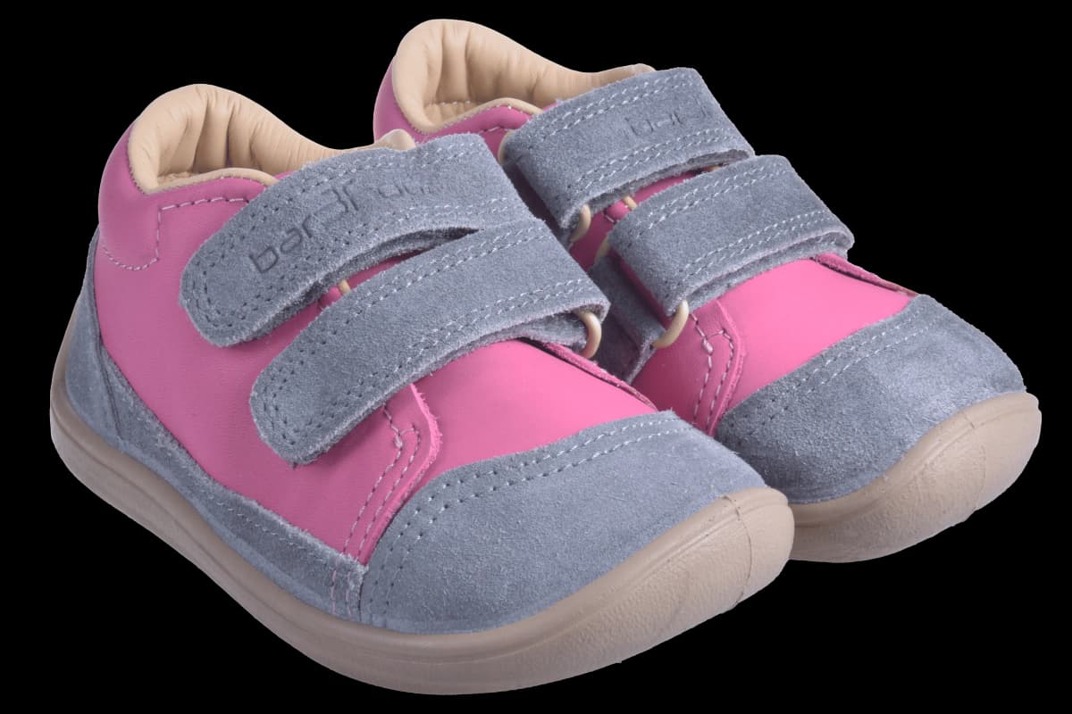 Buty skórzane Barefoot 3F dla dziewczynki 2BE38/24 FUCHSIA