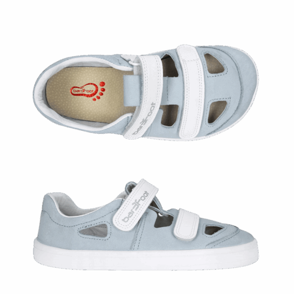 Model Cross Sandal 4BC25/3 marki Bar3foot – widok z góry, naturalny kształt stopy