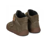 Trzewiki barefoot Ameko Riko Taupe z zapięciem na rzepy