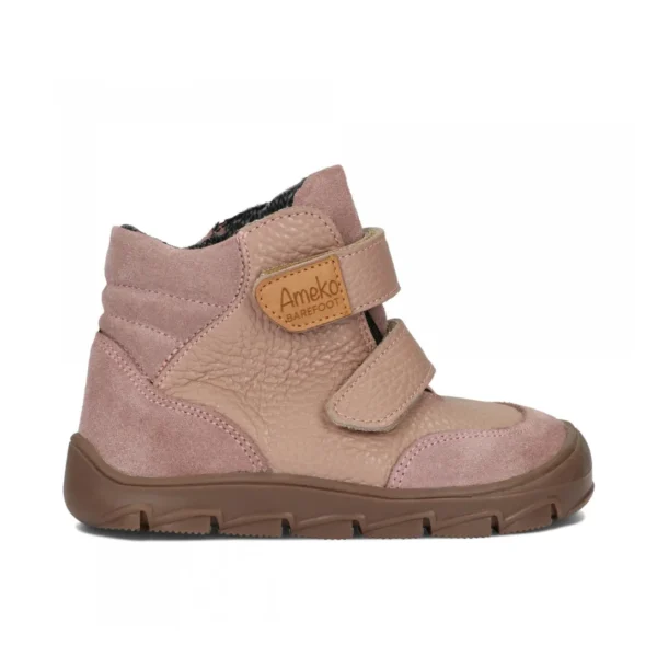 buty-dzieciece-barefoot-ameko-riko-brownrose-przod
