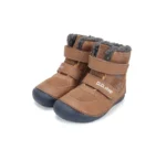 zimowe buty dziecięce barefoot D.D.Step W063-52804A Chocolate