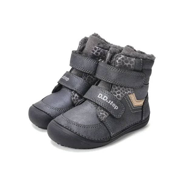 zimowe buty barefoot D.D.Step Black