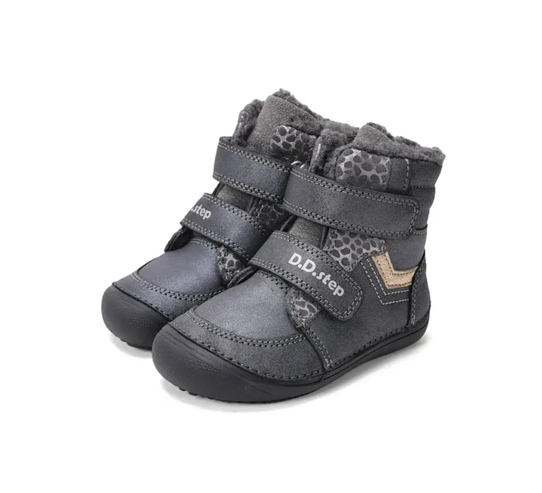 zimowe buty barefoot D.D.Step Black