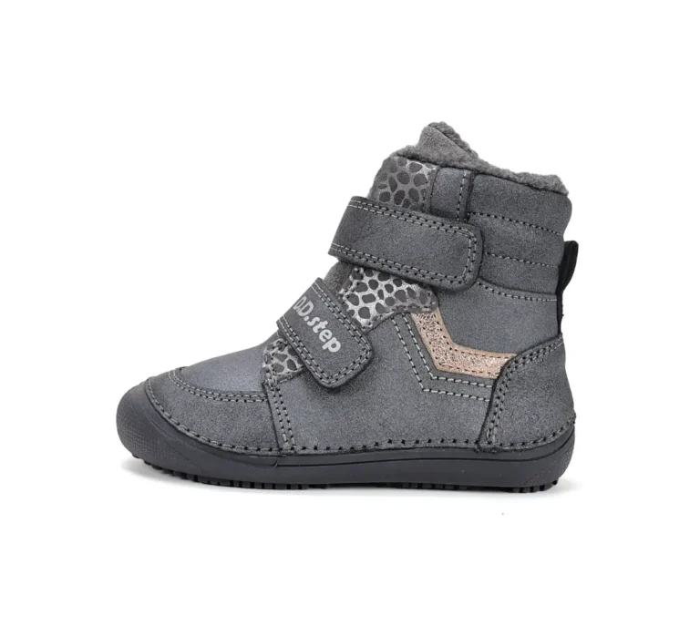 D.D.Step W063-52804E czarne buty dziecięce barefoot