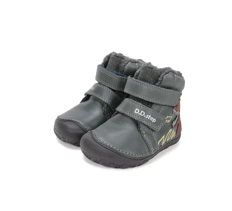 zimowe buty dziecięce barefoot D.D.Step W073-52943A Emerald