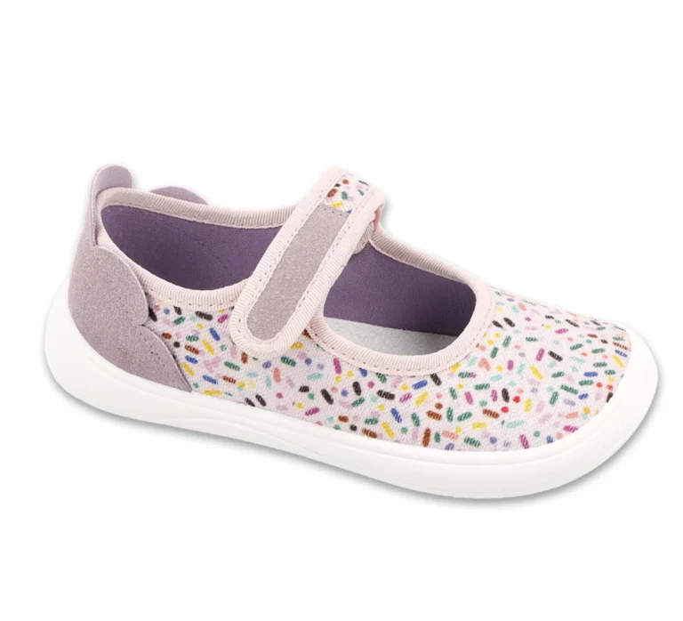 buty-dziewczece-barefoot-befado-kapcie-gwiazdki