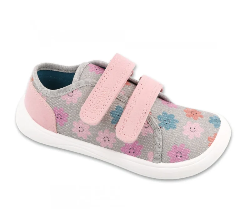buty-dziewczece-barefoot-befado-rozowe-kapcie