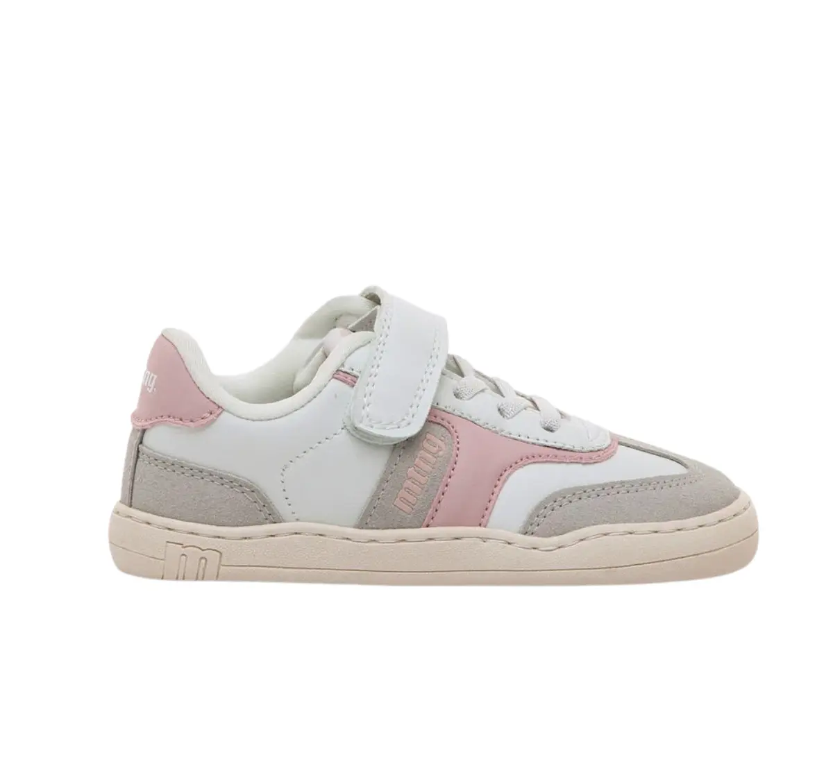 mtng kids (1) Buty Barefoot MTNG Free Pink Biało-Różowe Sneakersy - obrazek 1